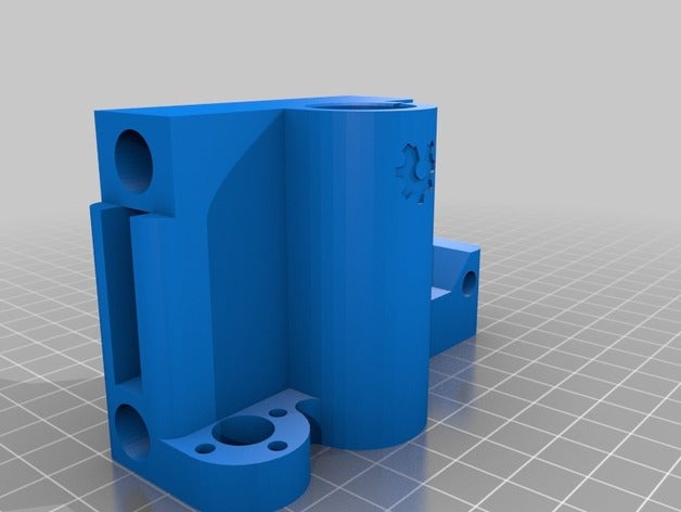 smooth x-axis lm10uu 3d printer parts 3D print model - Mito3D