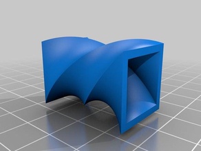 la torsion de forme carrée 3d l'impression les tests L'imprimante L'impression cool k8200 modèle velleman 3d print model - Mito3D