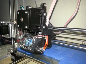 sunhokey acrylic prusa i3 axis carriage 3d printer parts created freecad 3d print model - Mito3D