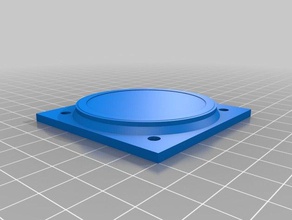 52mm car-meter 60mm square mount 3d printing customized 3d print model - Mito3D