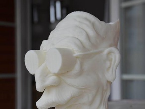 professor farnsworth Skulpturen 3d print model - Mito3D