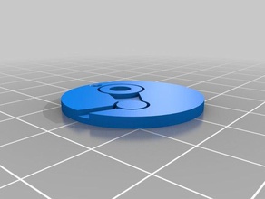 steam keychain 3d printing 3d print model - Mito3D