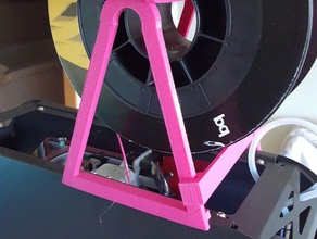 spool holder usign bq filament 1kg beethefirst printer 3d parts 3d print model - Mito3D