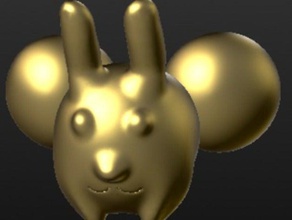 rabbit monster toy game accessories big3d 3d print model - Mito3D