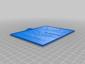 meu personalizados lithopane 2d arte 3d print model - Mito3D