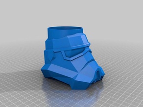 storm trooper plein titulaire ménage 3d print model - Mito3D