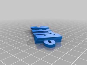 elleci Schlüsselanhänger angepasst 3d print model - Mito3D