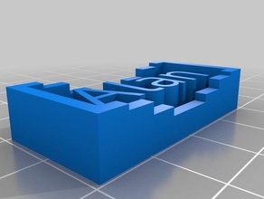alan ismini öğrenme özelleştirilmiş 3d print model - Mito3D