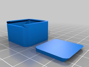 mini kutusu 25x25x15 kaplar özelleştirilmiş 3d print model - Mito3D