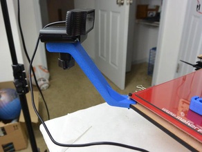 webcam bed mount makerfarm prusa i3v 3d printer accessories 3d print model - Mito3D