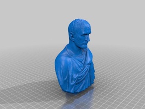 intensa cara esculturas 3d print model - Mito3D