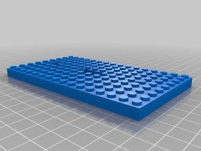 lego-Stil-Lichtschalter Abdeckung Haushalt 3d print model - Mito3D
