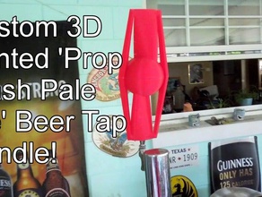 personalizado cerveja toque em lidar com a prop de lavagem pale ale outros 3d print model - Mito3D
