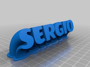 sergio office personalizado 3d print model - Mito3D