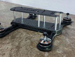 mqc bir tabak etek alt rc araç gerçek yarışçı spacer 3d print model - Mito3D