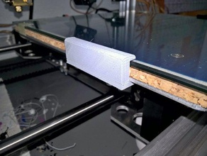 plaque de verre titulaire k8200 3d l'imprimante accessoires glassholder support heatbed velleman 3d print model - Mito3D