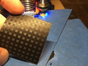 véritable tissé en fibre de carbone mat d'autres 3d print model - Mito3D