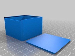 boîte de 55x55x35 les conteneurs personnalisé 3d print model - Mito3D