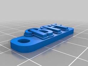 bff i portachiavi personalizzato 3d print model - Mito3D