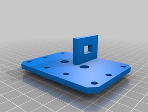 dyzextruder adaptor plate prusa i3 3d printer accessories 3d print model - Mito3D