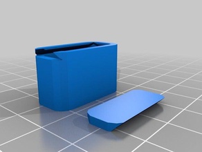 boîte de 125x25x15 les conteneurs personnalisé 3d print model - Mito3D
