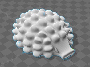 hedgehog interactive art 3d print model - Mito3D