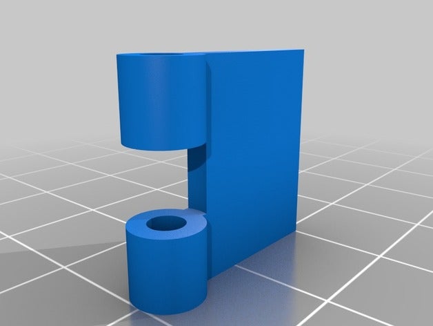 charnière 3x20mm vis le bricolage partie 3D print model - Mito3D