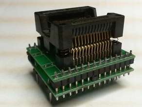 eeprom k150 soic28-dip28 adapter box electronics 3d printing boxes case enclosure 3d print model - Mito3D