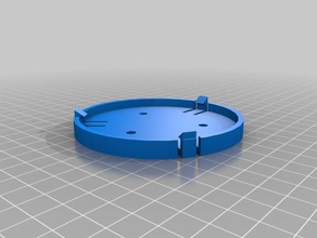 dropcam base wall plate replacement parts 3d print model - Mito3D