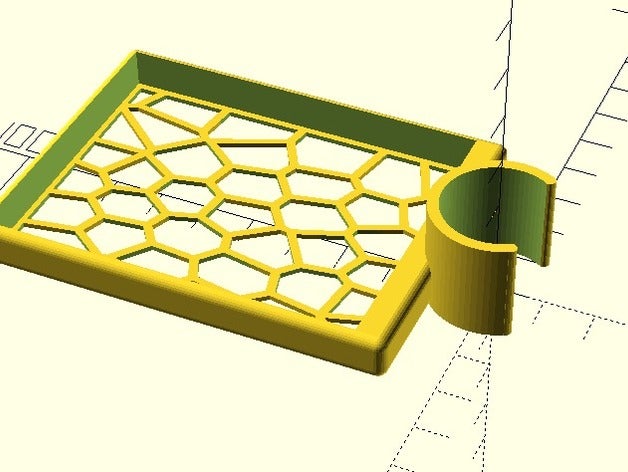 personalizable clip de tubo soapbar titular cuarto baño personalizador 3D print model - Mito3D