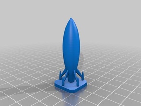 klasik roket araç model nasa alanı uzay gemisi oyuncak oyuncaklar 3d print model - Mito3D