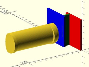 hatchbox alloggiamento creatore forge pro 3d la stampante parti bobina di filamento titolare 3d print model - Mito3D