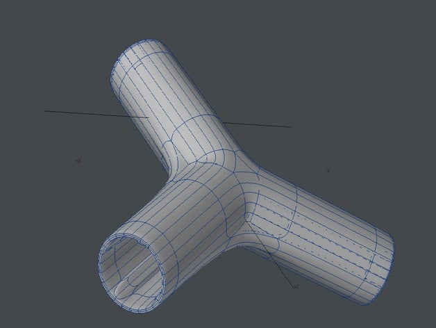 destek 120 ° 120&deg açık bahçe 3D print model - Mito3D