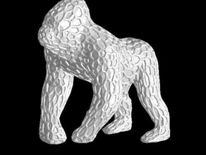 gorila que usava o corpo de malha animais 3d print model - Mito3D