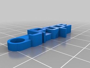 jpope chave organização personalizado 3d print model - Mito3D