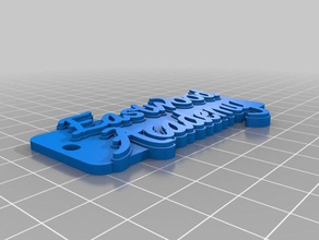 eastwood Schlüsselanhänger angepasst 3d print model - Mito3D
