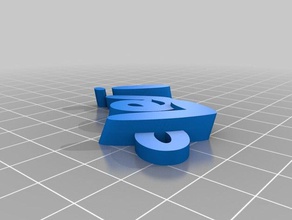 levi Schlüsselbund Schlüsselanhänger angepasst 3d print model - Mito3D