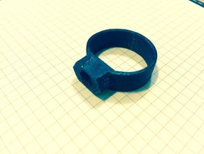 hex pouco anel de 24mm útil jóias anéis 3d print model - Mito3D