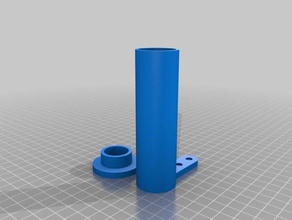 nunu filament spool holder kossel mini 1515 cover 3d printer parts 3d print model - Mito3D