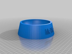 meme food bowl pets customized 3d print model - Mito3D