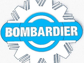 bombardier-logo 3d drucken 3d print model - Mito3D