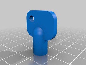 my customized radiator bleed key heizungsentl&uumlftungsschl&uumlssel hand tools 3d print model - Mito3D