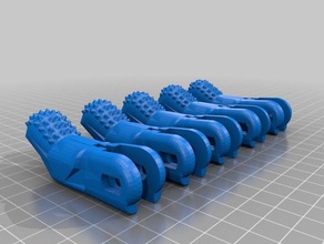 cyborg beast talon hand finger remix mechanical toys 3d print model - Mito3D
