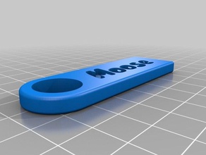 moose tag accessori personalizzato 3d print model - Mito3D