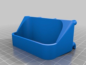 pegboard crimper holder 30mm deep 65mm wide tool holders boxes customized 3d print model - Mito3D