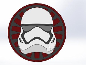first order emblem trooper helmet other star wars stormtrooper force awakens 3d print model - Mito3D