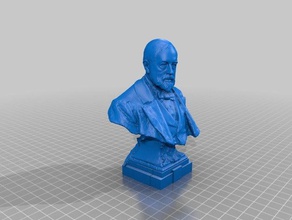 cansado cara esculturas 3d print model - Mito3D