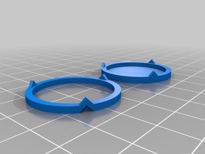 warhammer base rings toy game accessories customized 3d print model - Mito3D
