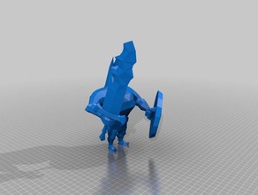 gladiator - Spielzeug Spiel Zubehör 3d print model - Mito3D