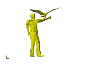 Vogel Kunst 3d print model - Mito3D